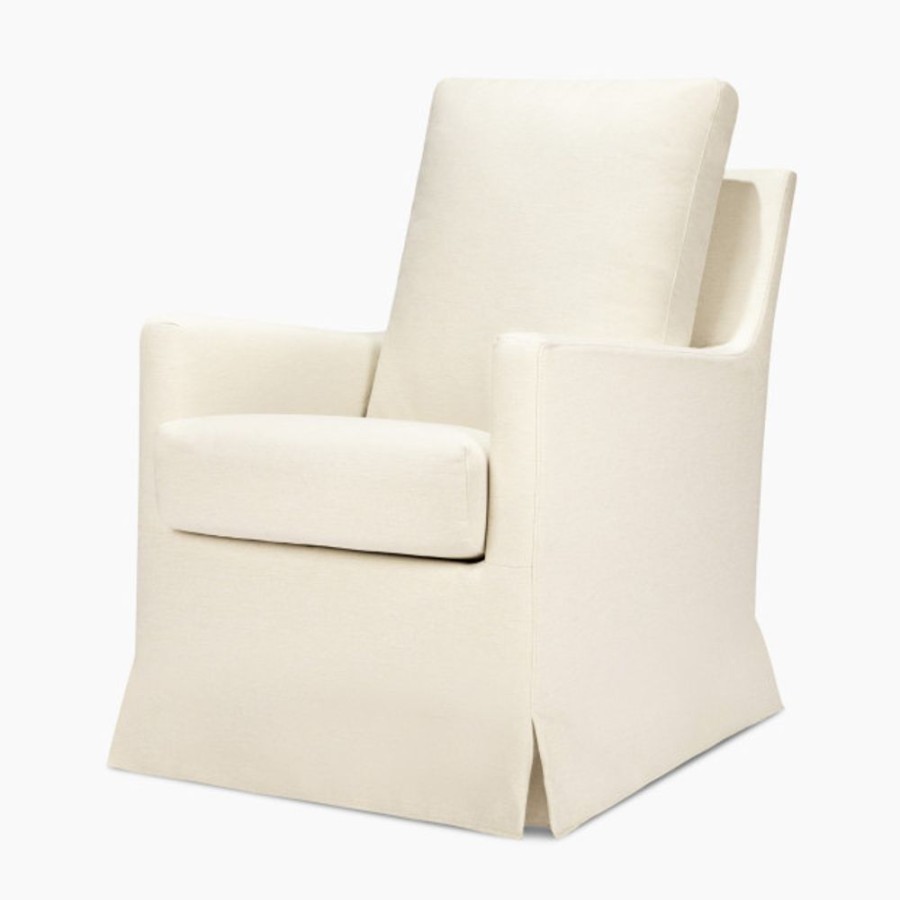 Nursery DaVinci Rockers & Gliders | Davinci Winnie Slipcover Swivel Glider