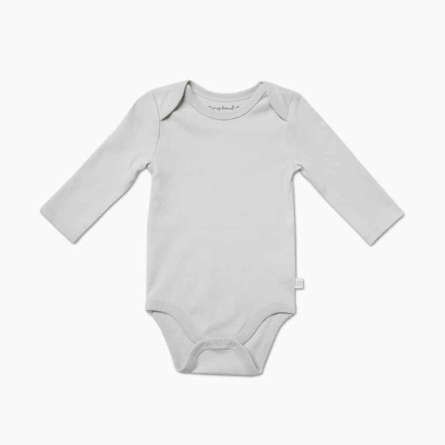 Clothing & Accessories Tiny Kind | Tiny Kind Solid Long Sleeve Bodysuit