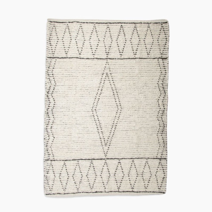 Nursery Crane Baby Nursery Themes | Crane Baby Hand Woven Cotton Ezra Shag Rug