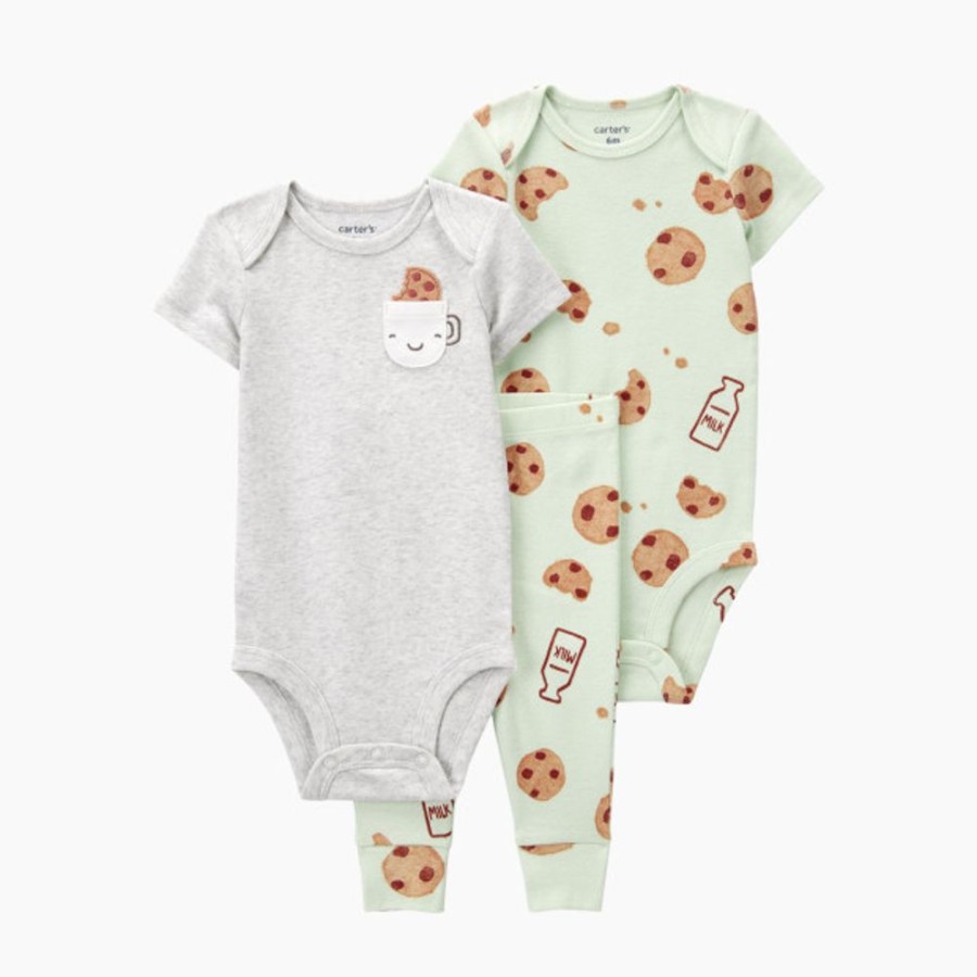 Clothing & Accessories Carter's | Carter'S 3-Pack Bodysuit And Leggings Set