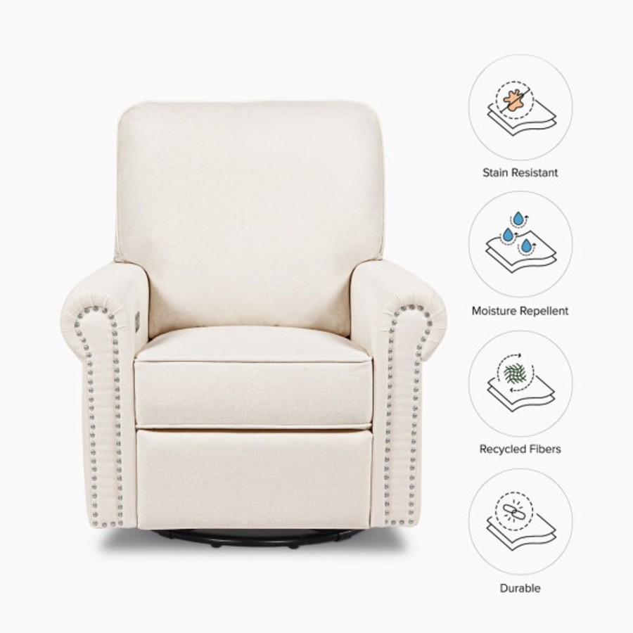 Nursery Namesake Nursery Themes | Namesake Linden Electronic Recliner And Swivel Glider