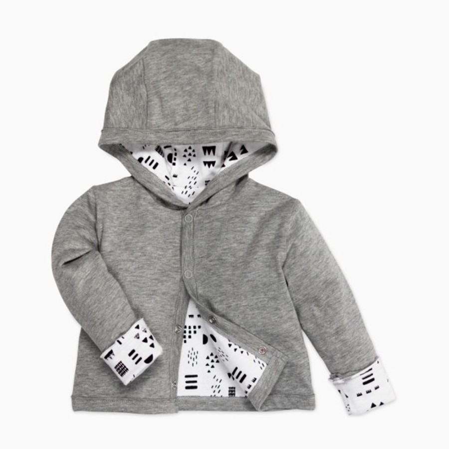 Clothing & Accessories Honest Baby Clothing | Honest Baby Clothing Organic Cotton Reversible Hoodie