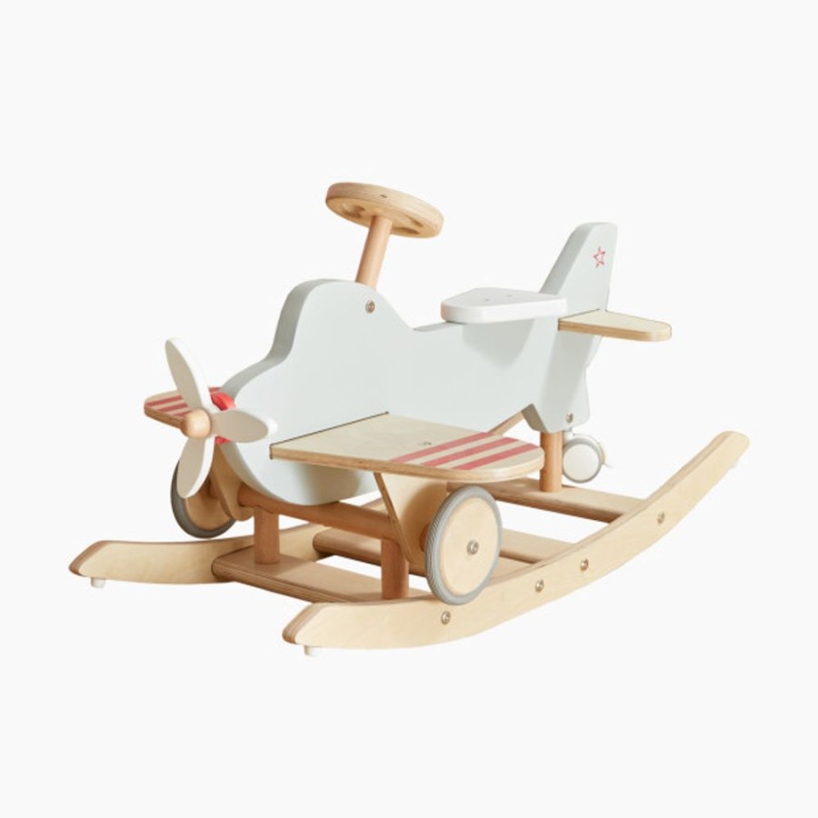 Nursery Wonder & Wise Toddler Toys | Wonder & Wise Airplane Rocker.