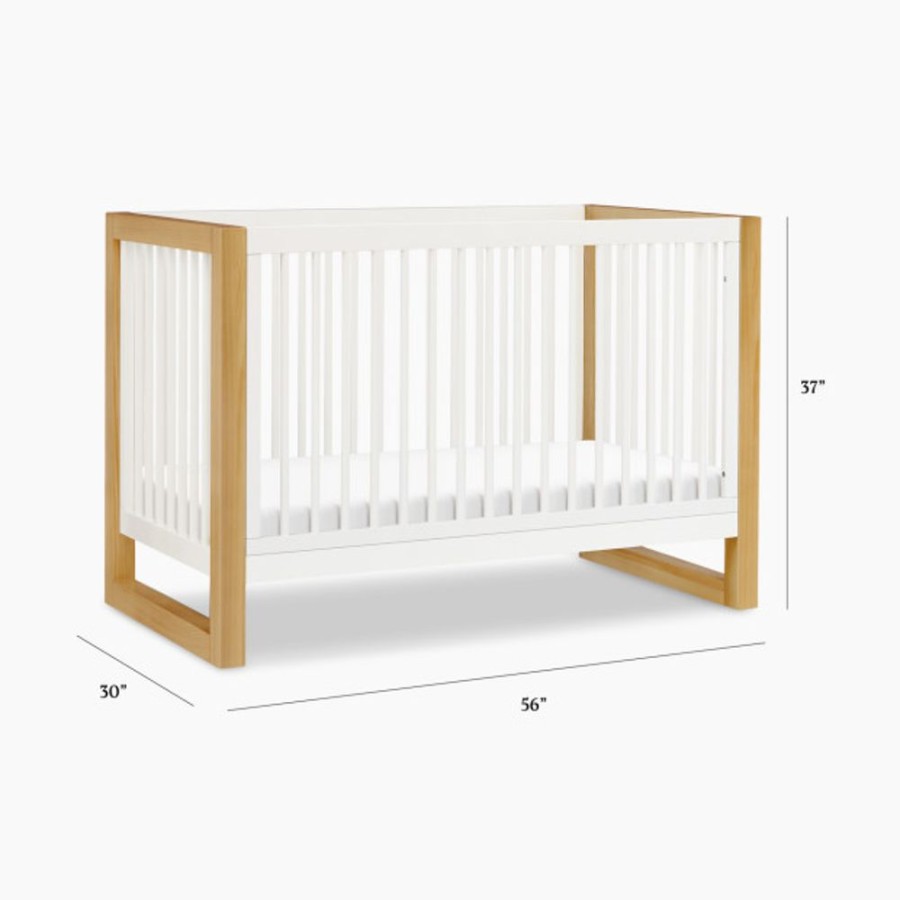 Nursery Namesake Nursery Themes | Namesake Nantucket 3-In-1 Convertible Crib With Toddler Bed Conversion Kit