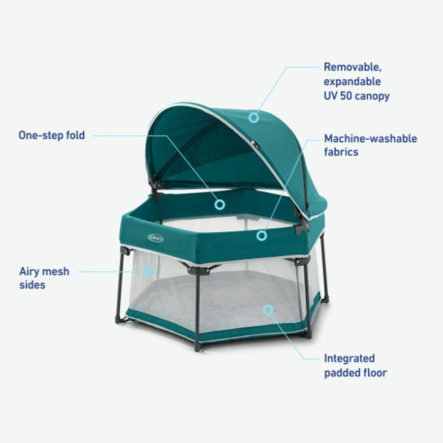 Nursery Graco Bassinets, Bedside Sleepers & Accessories | Graco Travel Lite Portable Bassinet