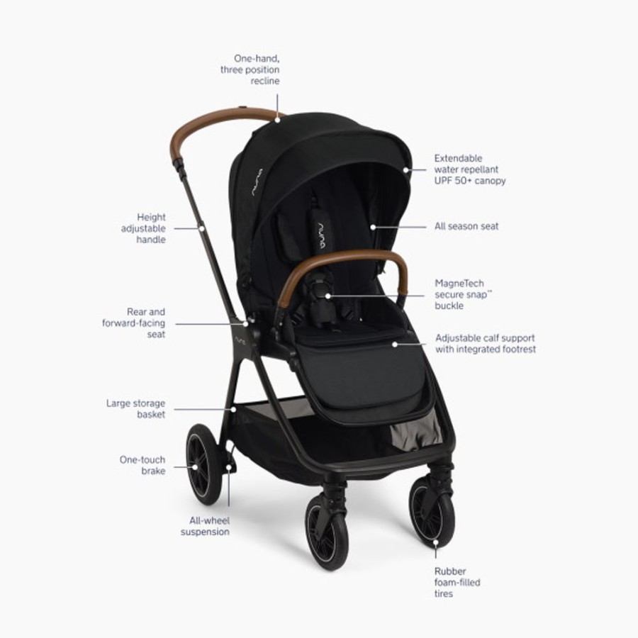 Strollers Nuna | Nuna Pipa Urbn & Triv Next Travel System