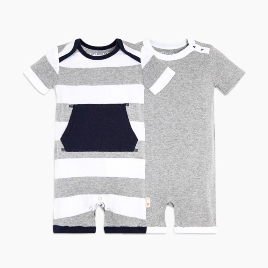 Clothing & Accessories Burt's Bees Baby | Burt'S Bees Baby 2 Pack Rompers