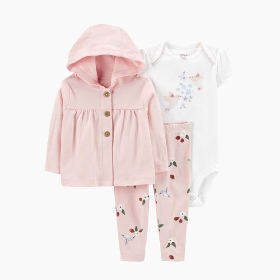 Clothing & Accessories Carter's | Carter'S 3-Piece Little Cardigan Set