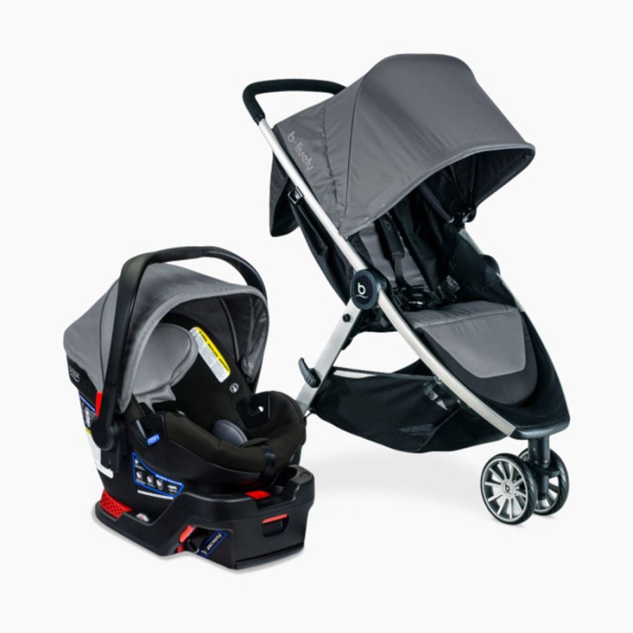 Strollers Britax | Britax B-Lively & B-Safe Gen2 Flexfit Travel System