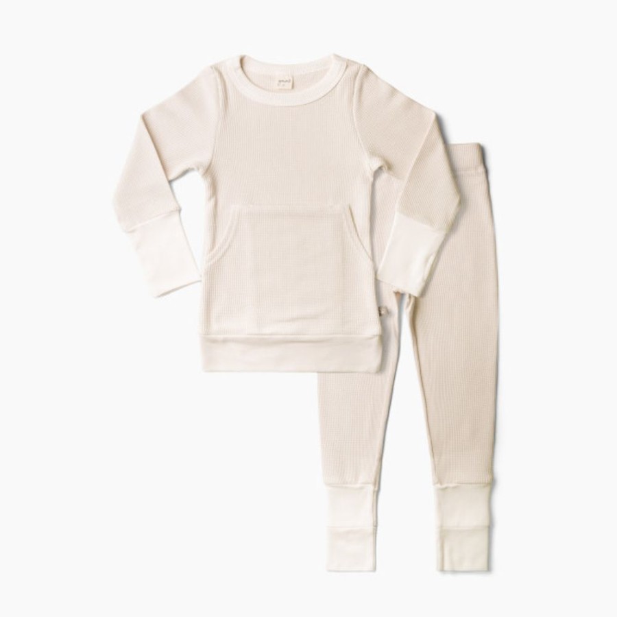 Clothing & Accessories Goumi Kids | Goumi Kids Thermal Organic Toddler Pants And Long-Sleeve Jogger Set