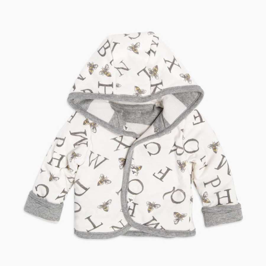 Clothing & Accessories Burt's Bees Baby | Burt'S Bees Baby Organic Watercolor A Bee C Reversible Jacket