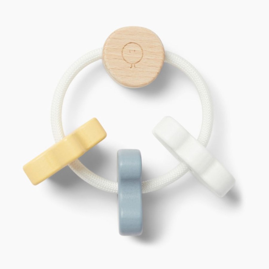 Nursery MORI Teethers & Rattles | Mori Wooden Rattle Ring.