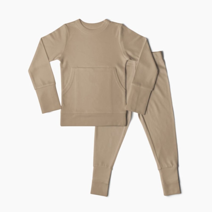 Clothing & Accessories Goumi Kids | Goumi Kids Organic Toddler Pants And Long-Sleeve Jogger Set