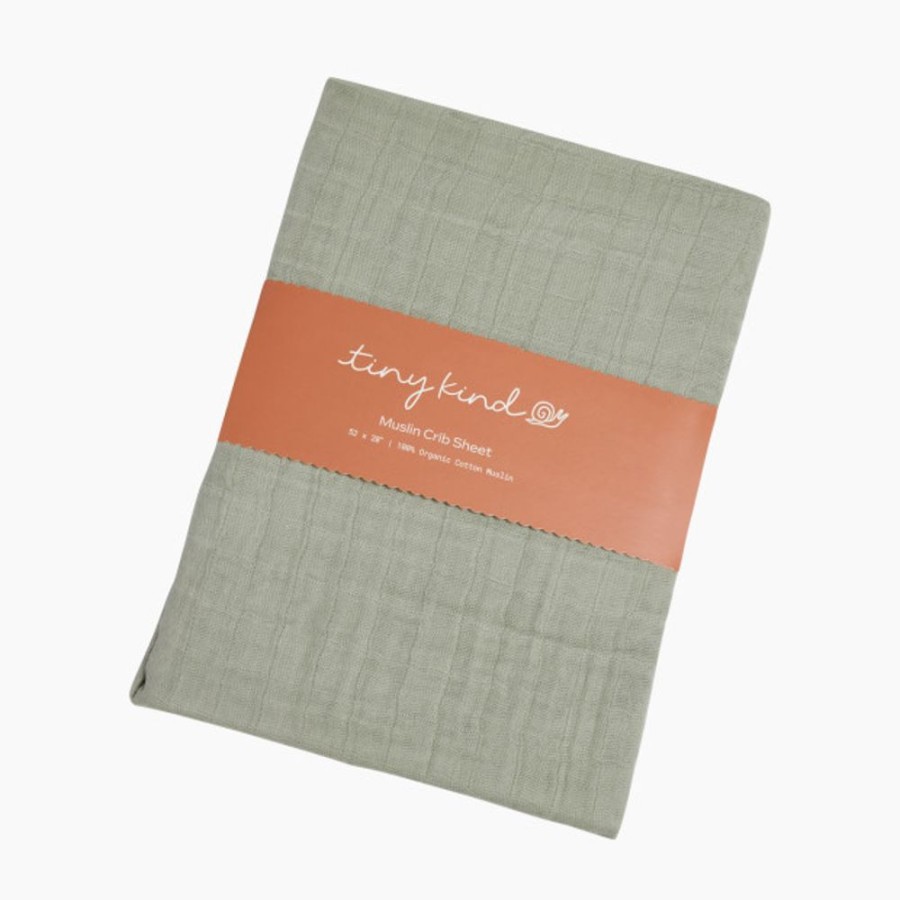 Nursery Tiny Kind Crib Sheets | Tiny Kind Muslin Crib Sheet