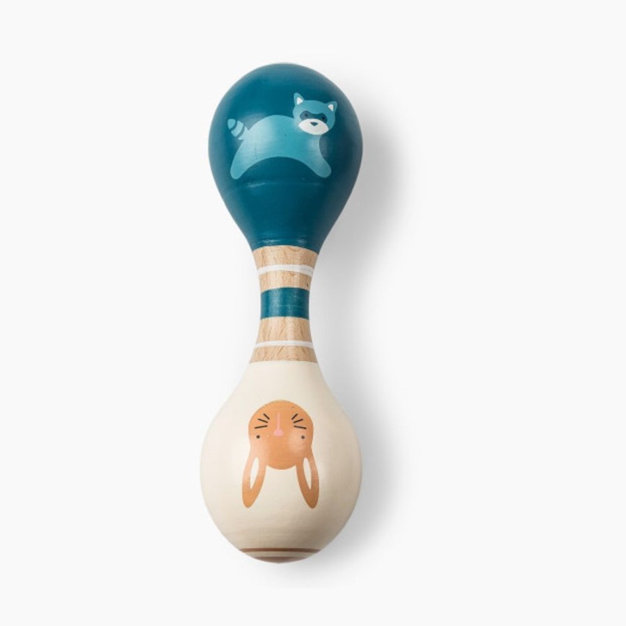 Nursery Mary Meyer Teethers & Rattles | Mary Meyer Leika Wood Rattle