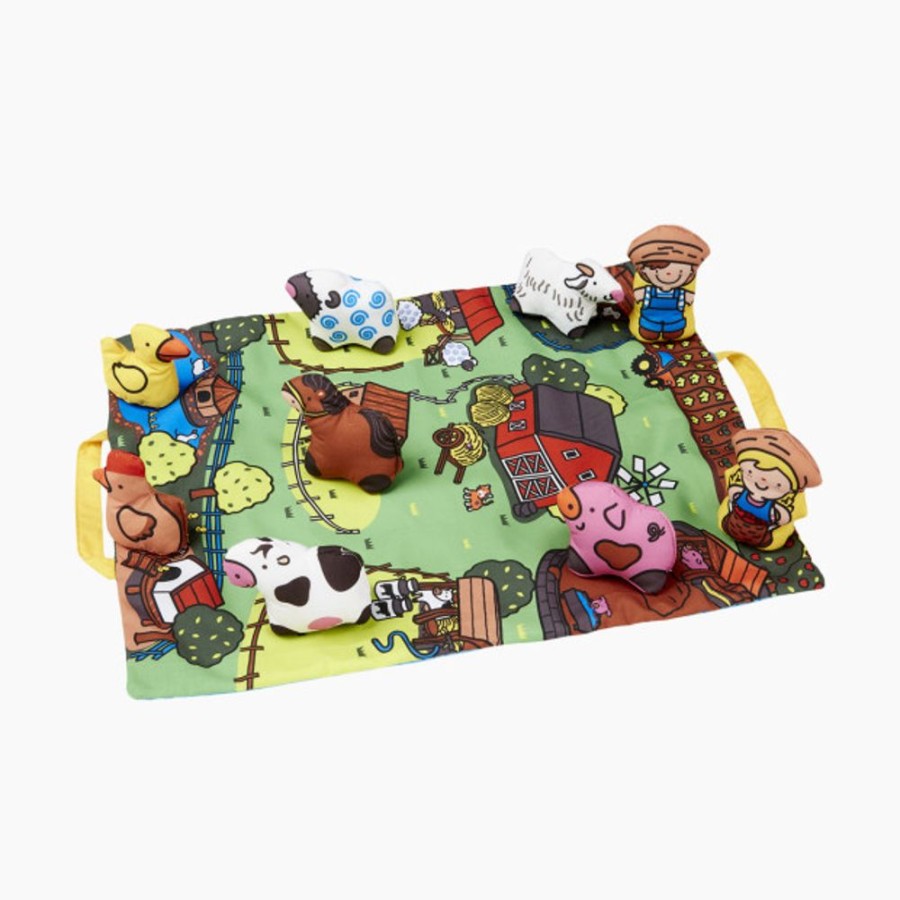 Toys & Activity Melissa & Doug | Melissa & Doug Take-Along Farm Play Mat.