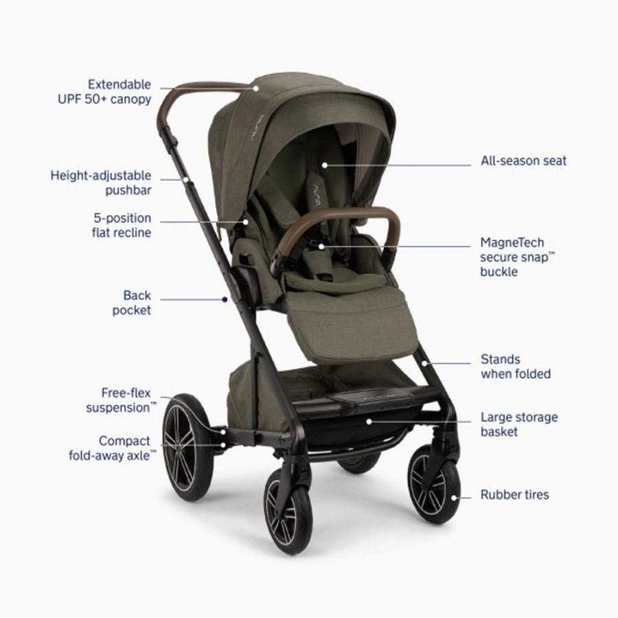 Strollers Nuna | Nuna Nuna X Babylist Mixx Next Stroller