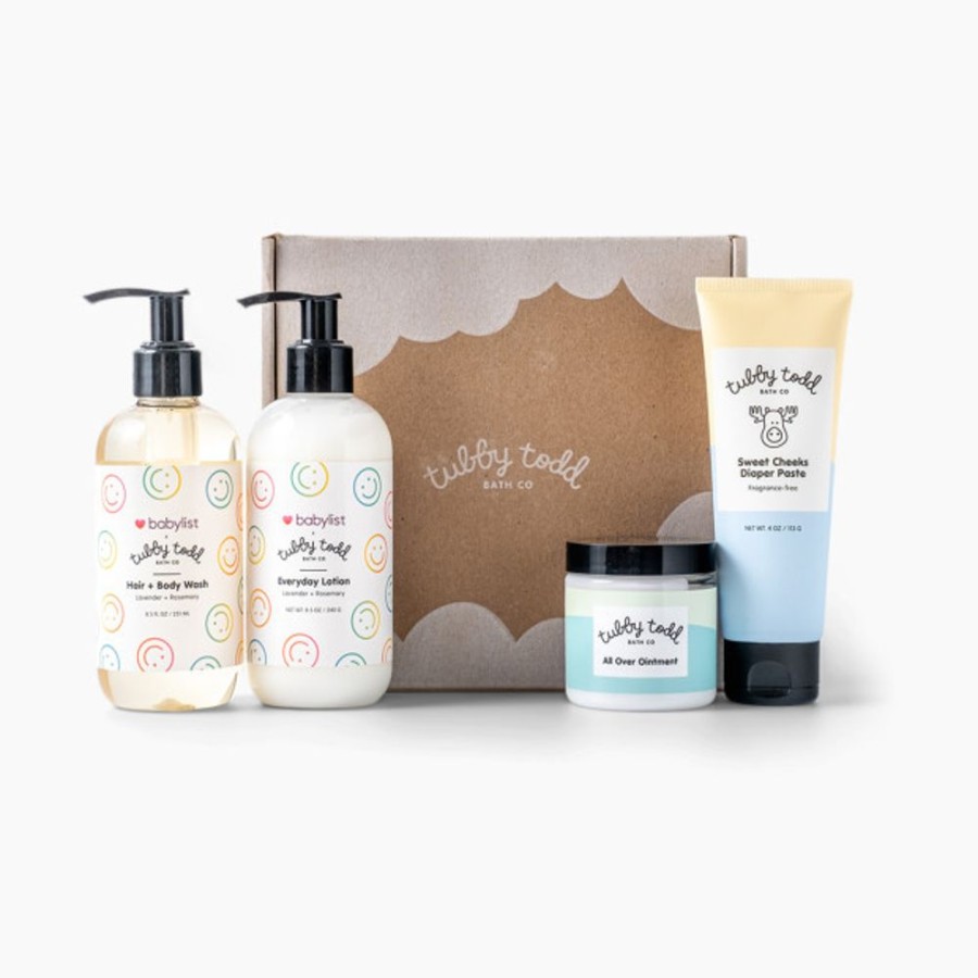 Bath & Potty Tubby Todd | Tubby Todd Tubby Todd X Babylist Baby'S First Year Skincare Gift Set.