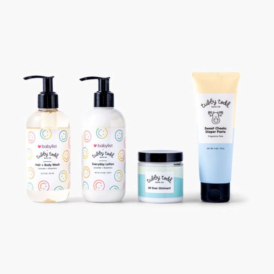 Bath & Potty Tubby Todd | Tubby Todd Tubby Todd X Babylist Baby'S First Year Skincare Gift Set.