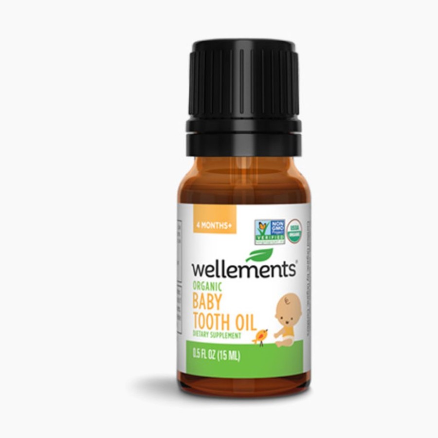 Health & Safety Wellements | Wellements Organic Baby Tooth Oil.