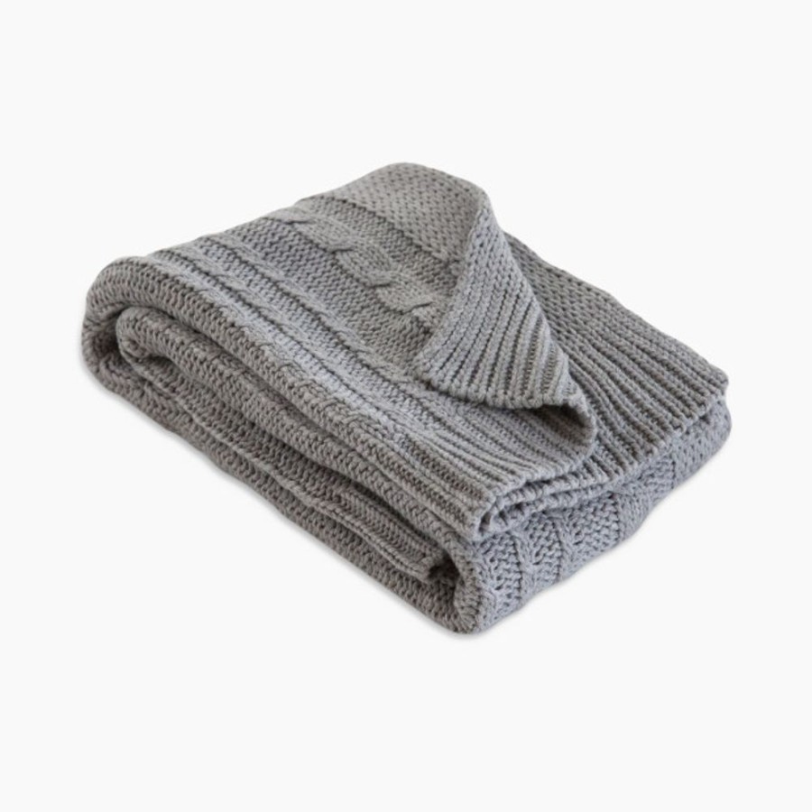 Nursery Burt's Bees Baby Blankets | Burt'S Bees Baby Organic Cotton Cable Knit Blanket