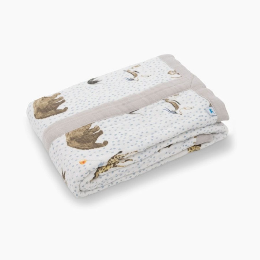 Nursery Little Unicorn Blankets | Little Unicorn Cotton Muslin Baby Receiving Quilt