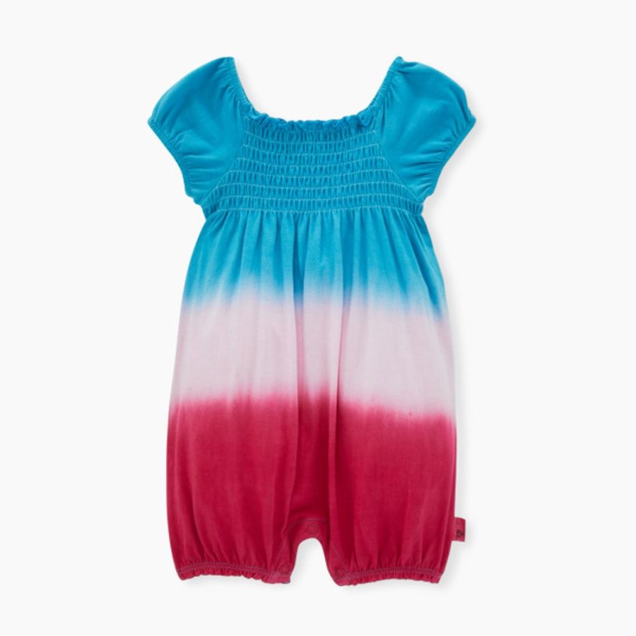 Clothing & Accessories Burt's Bees Baby | Burt'S Bees Baby Organic Cotton Dip Dye Bubble Romper