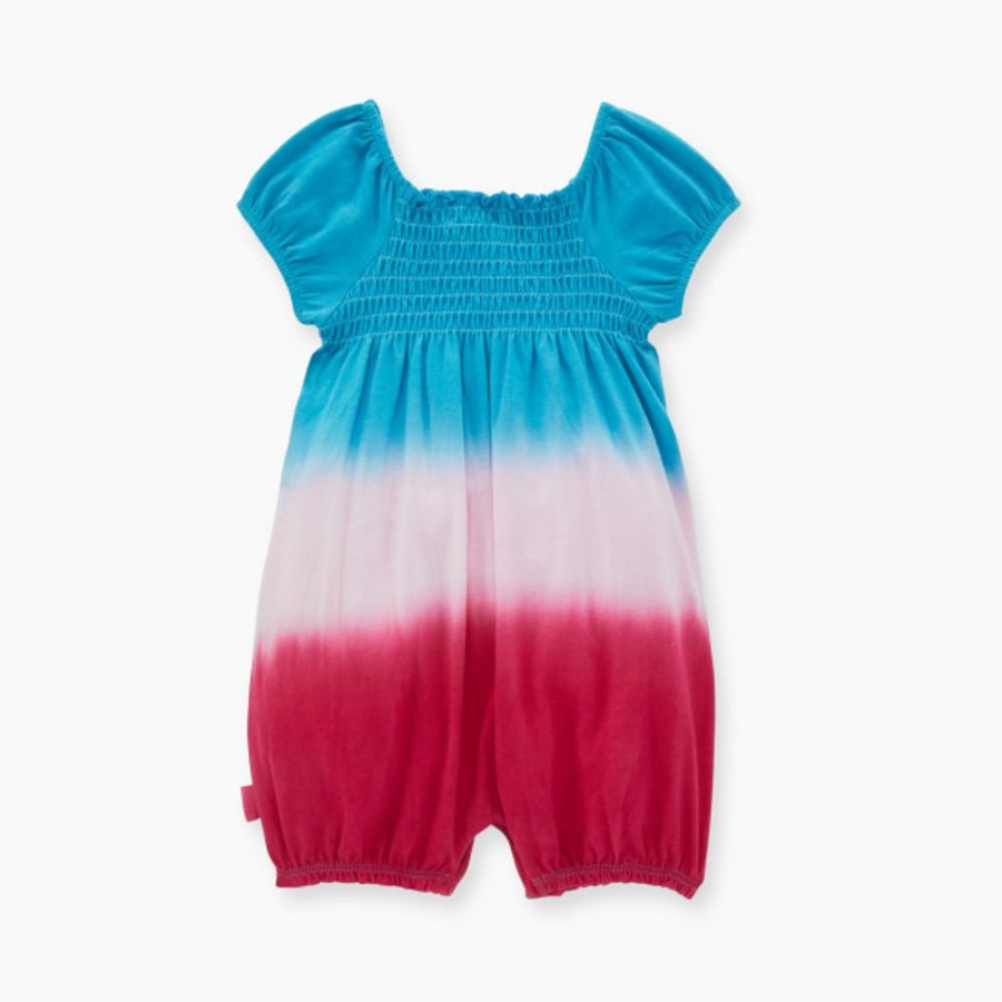 Clothing & Accessories Burt's Bees Baby | Burt'S Bees Baby Organic Cotton Dip Dye Bubble Romper