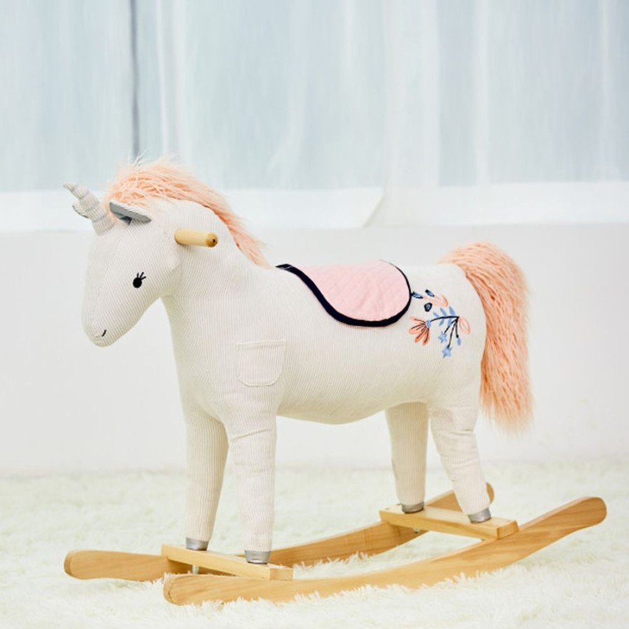 Nursery Wonder & Wise Toddler Toys | Wonder & Wise Unicorn Rocker.