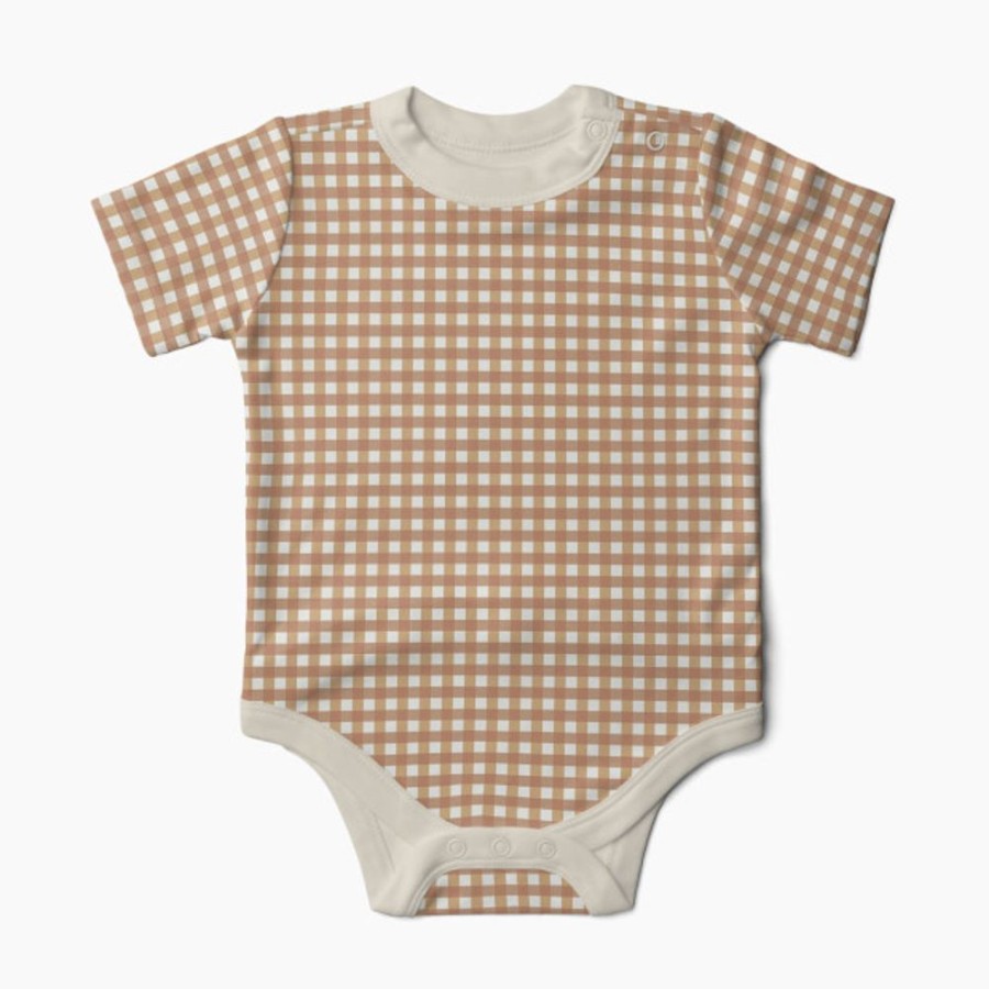 Clothing & Accessories Goumi Kids | Goumi Kids Organic Short-Sleeve Bodysuit