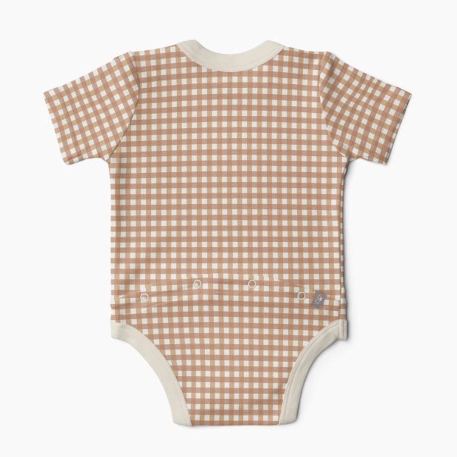 Clothing & Accessories Goumi Kids | Goumi Kids Organic Short-Sleeve Bodysuit