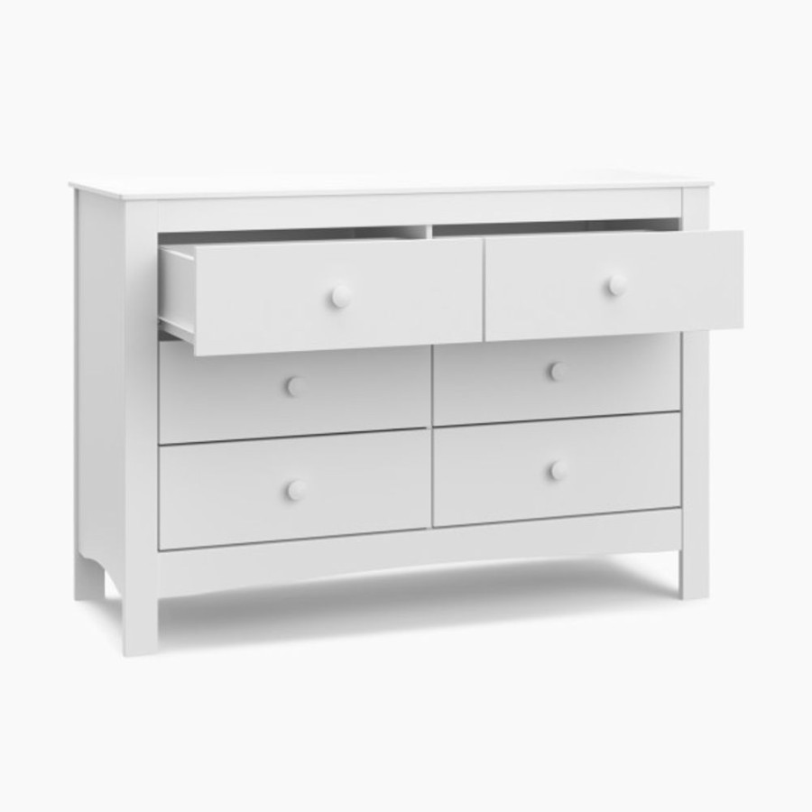 Nursery Graco Dressers & Changing Tables | Graco Noah 6 Drawer Double Dresser