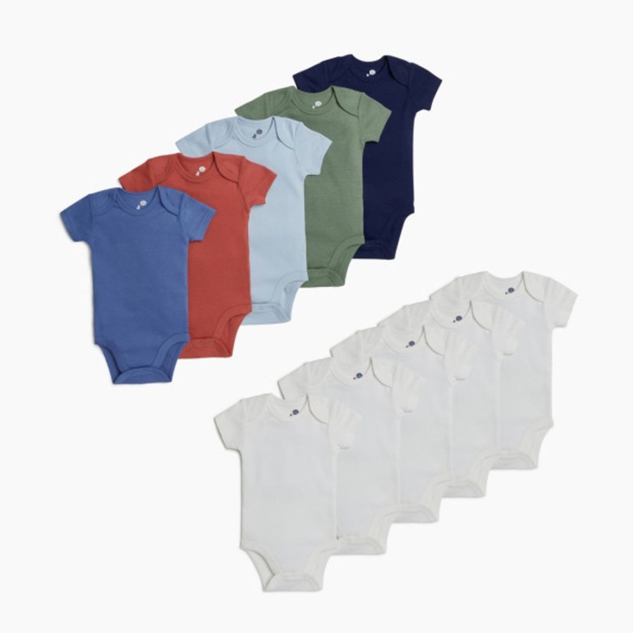 Clothing & Accessories Small Story | Small Story Short Sleeve Bodysuit Bundle (10 Pack)