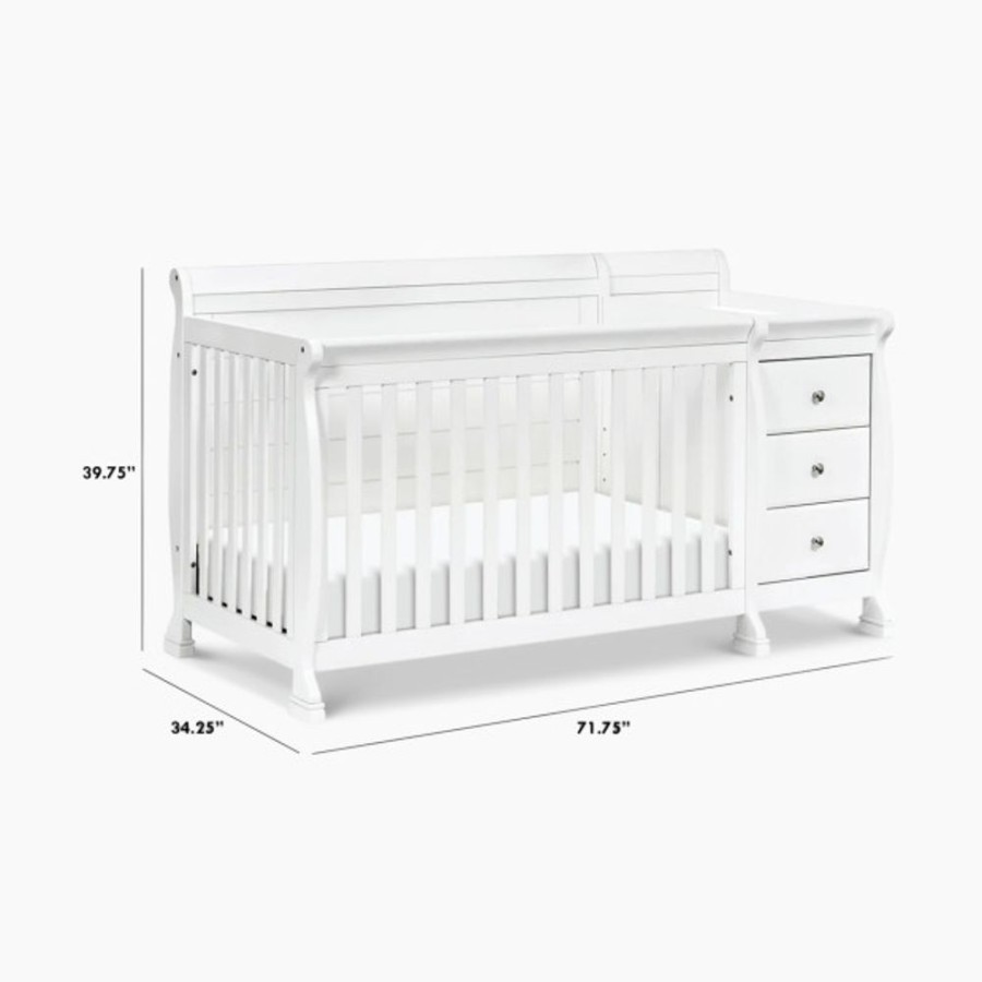 Nursery DaVinci Cribs | Davinci Kalani 4-In-1 Crib And Changer Combo