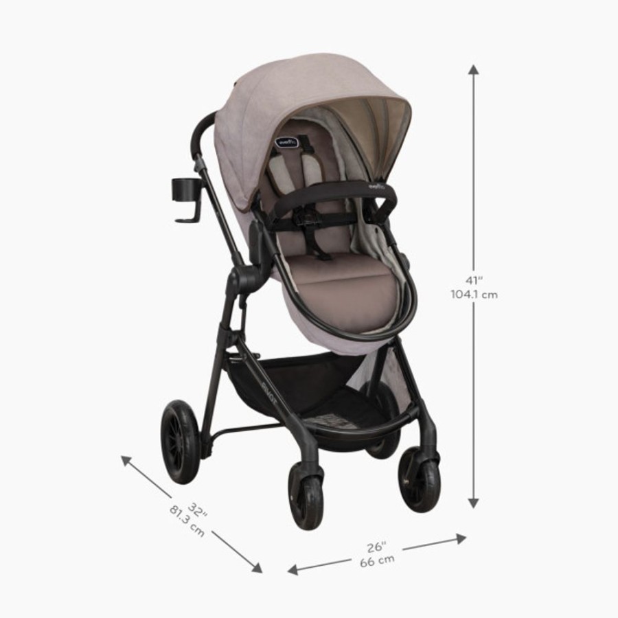 Strollers Evenflo | Evenflo Pivot Modular Travel System W/Litemax