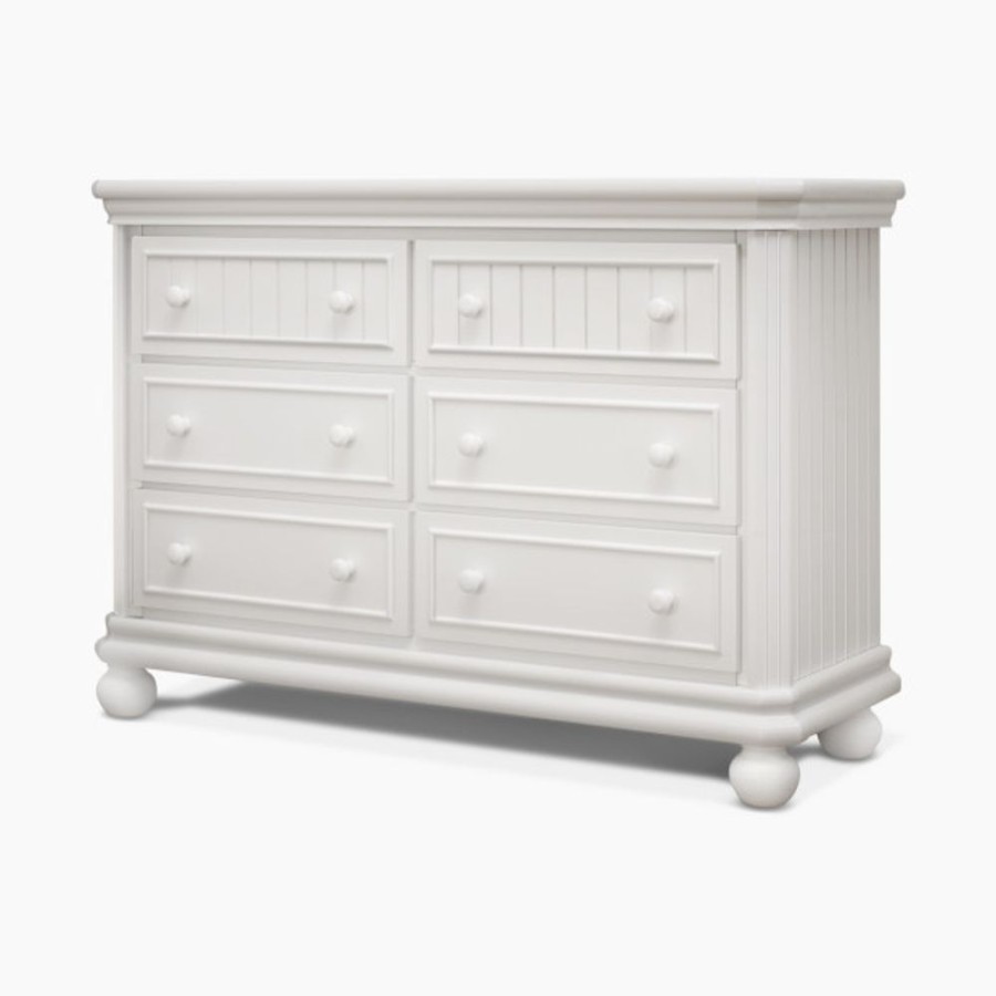 Nursery Sorelle Dressers & Changing Tables | Sorelle Finley 6 Drawer Double Dresser