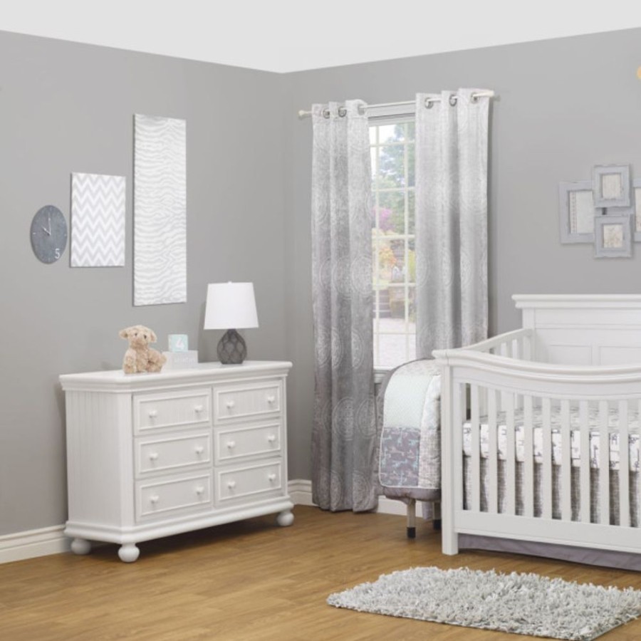 Nursery Sorelle Dressers & Changing Tables | Sorelle Finley 6 Drawer Double Dresser