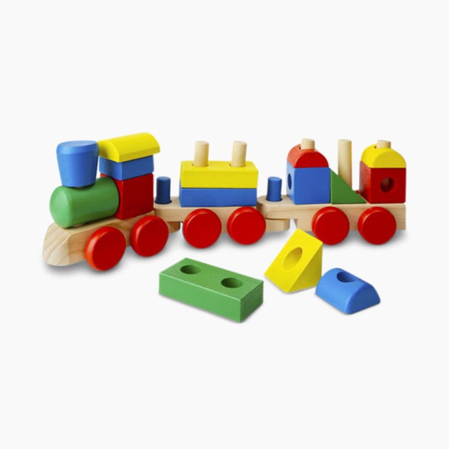 Nursery Melissa & Doug Toddler Toys | Melissa & Doug Stacking Train Toddler Toy.