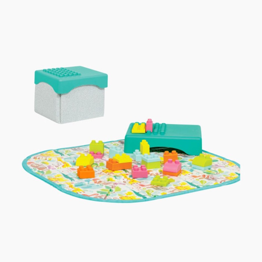 Toys & Activity Infantino | Infantino Super Soft 1St Building Blocks Activity Station.