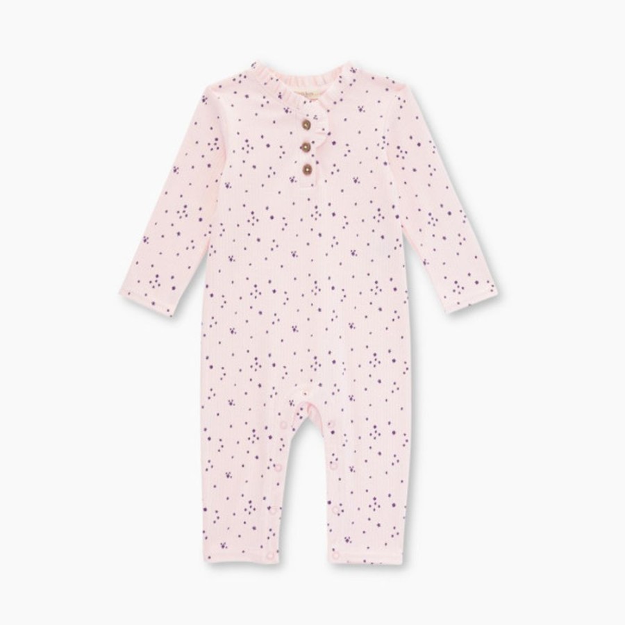 Clothing & Accessories Burt's Bees Baby | Burt'S Bees Baby Ribbed Jumpsuit Organic Cotton