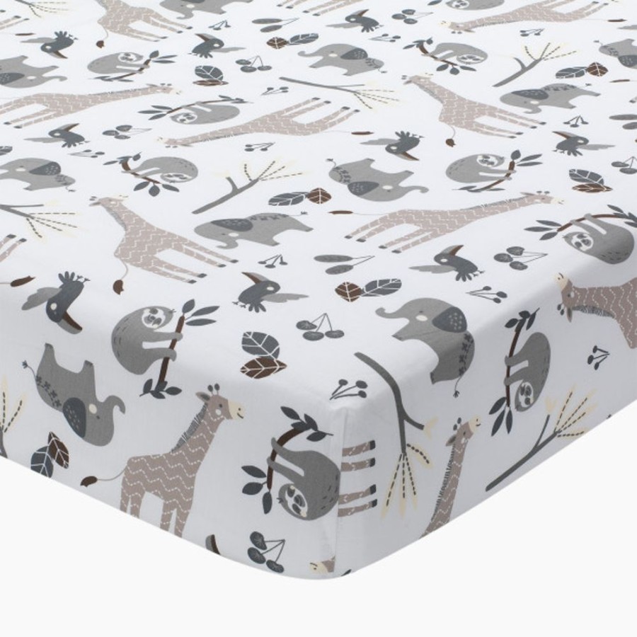 Nursery Lambs & Ivy Nursery Themes | Lambs & Ivy Cotton Fitted Crib Sheet