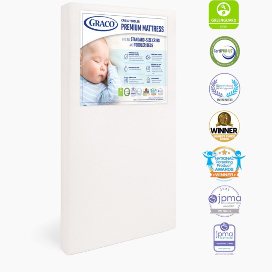 Nursery Graco Mattresses | Graco Premium Foam Crib And Toddler Mattress