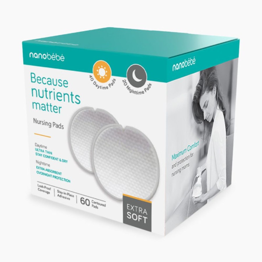 Nursing & Feeding Nanobebe Pumping Parts & Accessories | Nanobebe Day & Night Nursing Pads