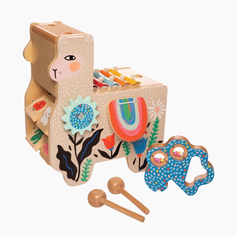 Nursery Manhattan Toy Toddler Toys | Manhattan Toy Musical Lili Llama Wooden Toy.