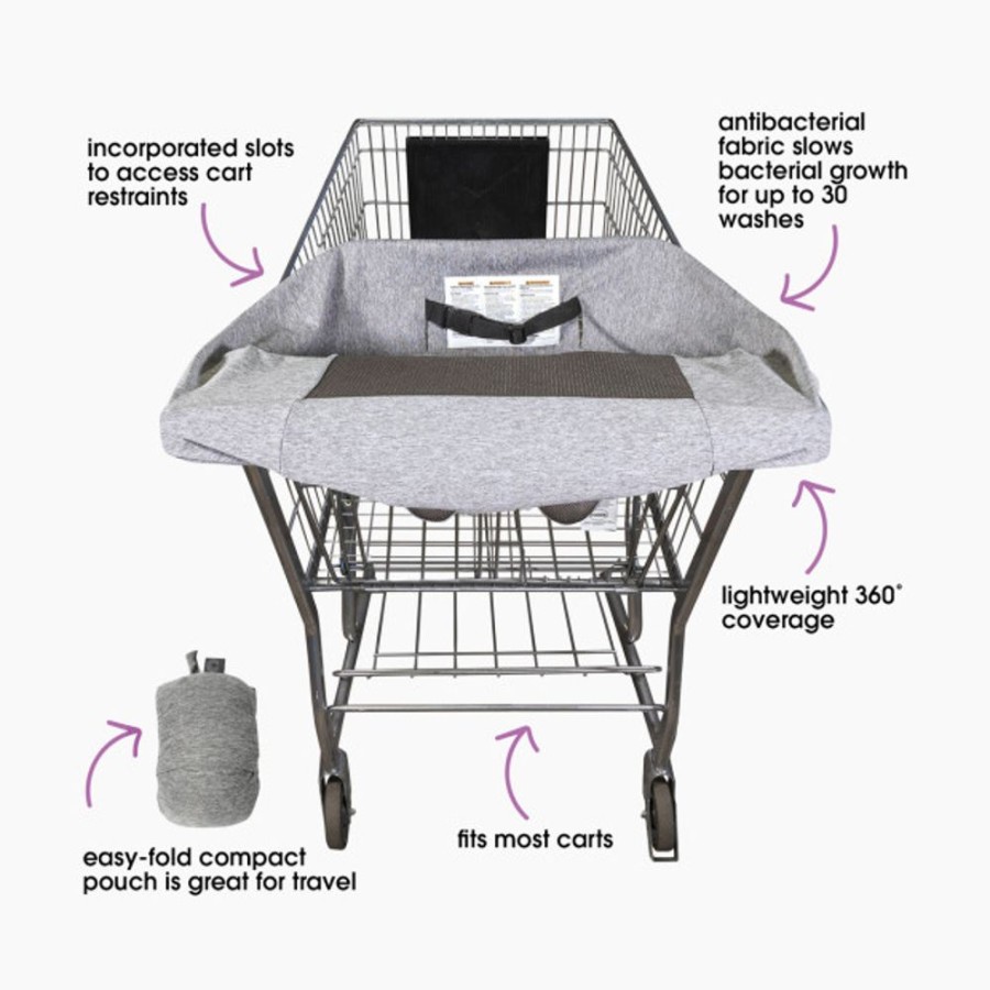 Nursing & Feeding Boppy | Boppy Antibacterial Compact Shopping Cart Cover