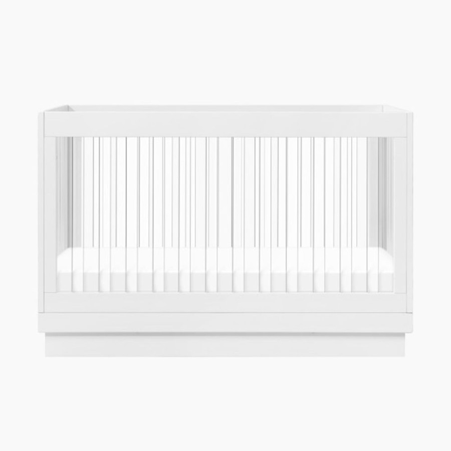 Nursery babyletto Nursery Themes | Babyletto Harlow Acrylic 3-In-1 Convertible Crib With Toddler Bed Conversion Kit