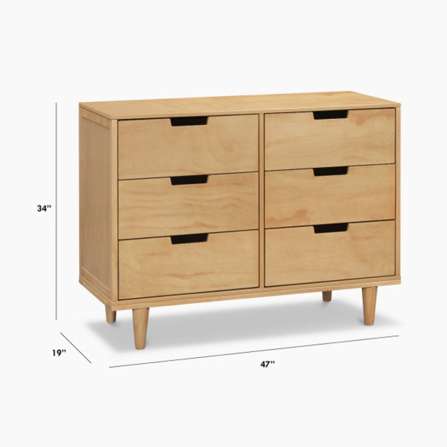 Nursery DaVinci Dressers & Changing Tables | Davinci Marley 6-Drawer Double Dresser