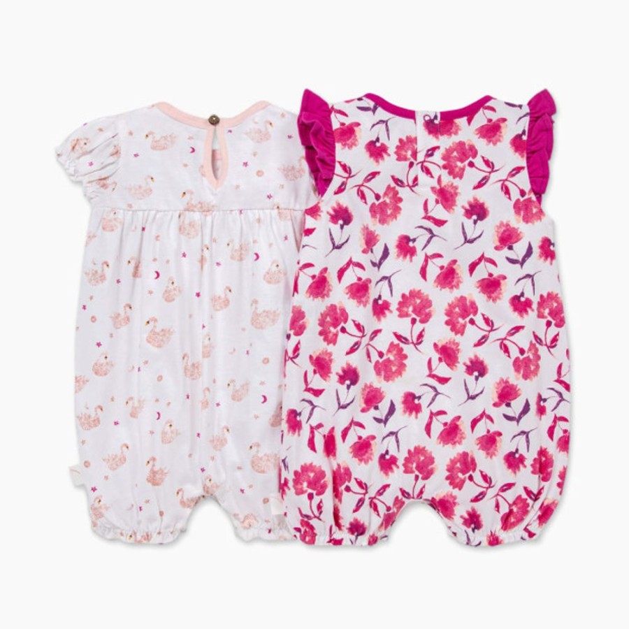 Clothing & Accessories Burt's Bees Baby | Burt'S Bees Baby 2 Pack Rompers