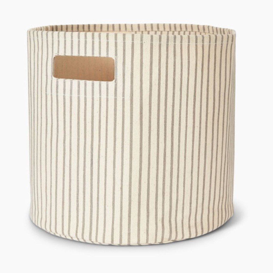 Nursery Pehr Storage | Pehr Stripes Away Printed Bin