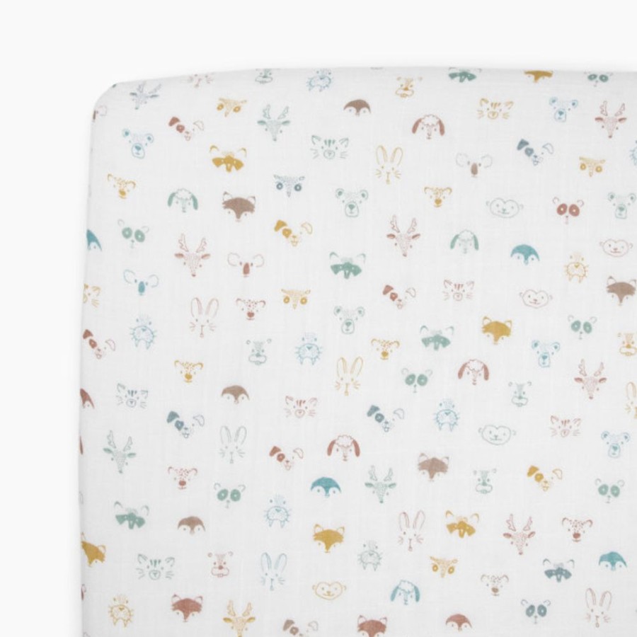 Nursery Little Unicorn Crib Sheets | Little Unicorn Cotton Muslin Crib Sheet